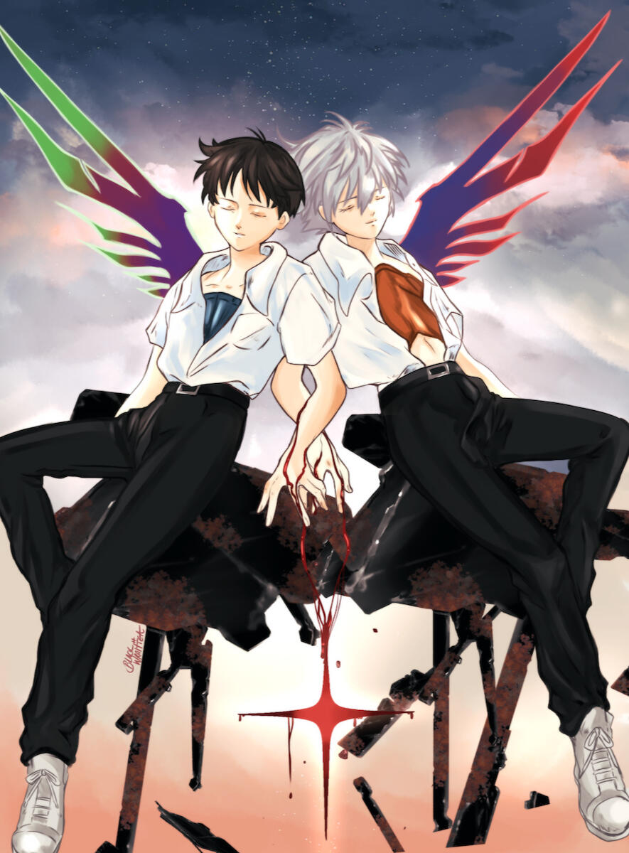 Evangelion fanwork (2024)