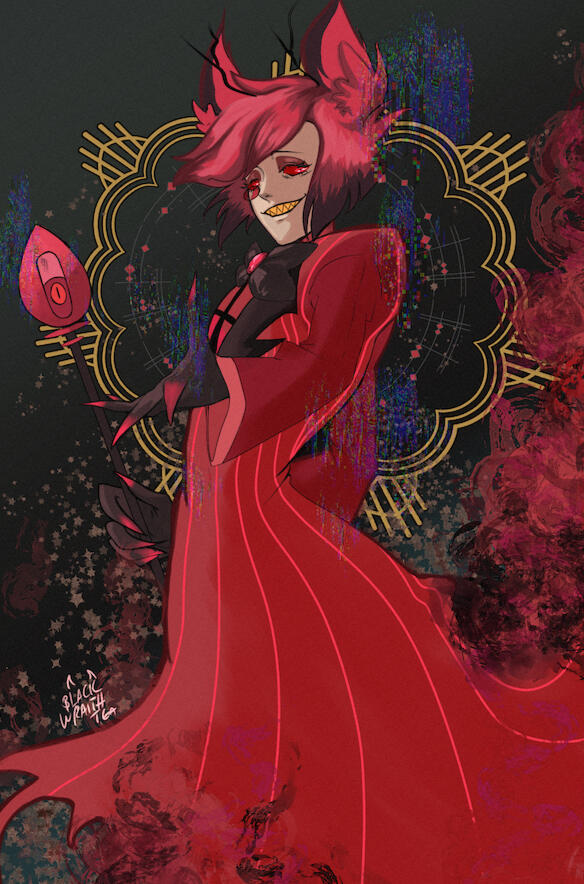 Alastor (Hazbin hotel) fanwork - 2024