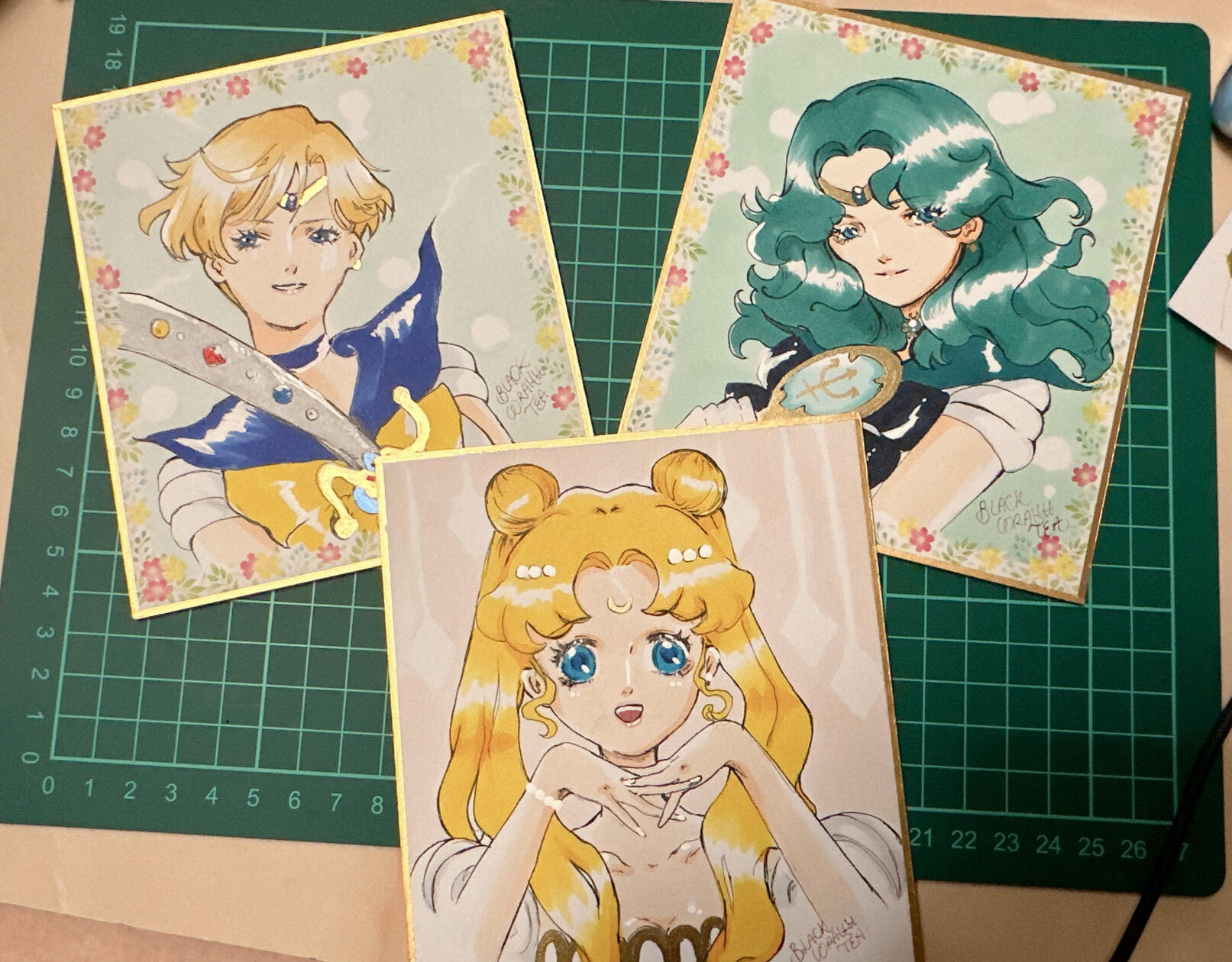 Sailor Moon Shikishi Copic art